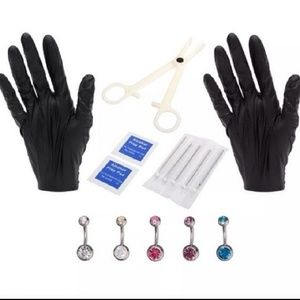 14g belly button piercing kit brand new